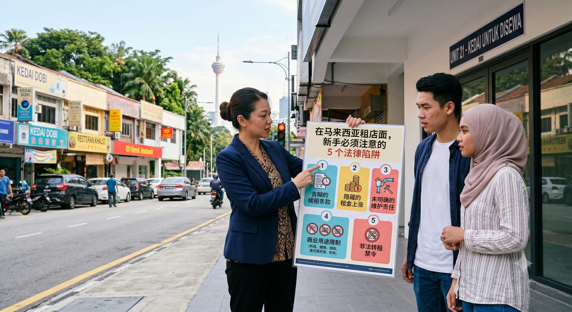 在马来西亚租店面，新手必须注意的 5 个法律陷阱